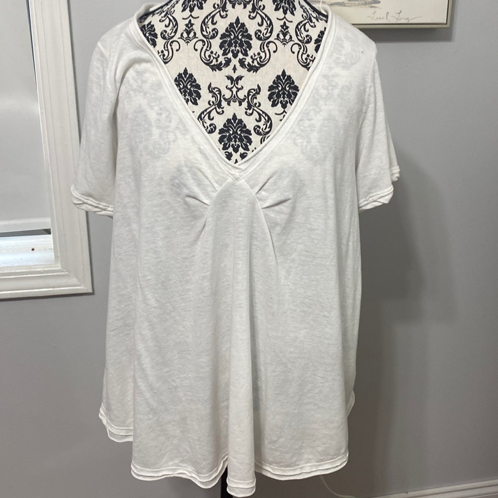 Free People white shirt size medium NWT